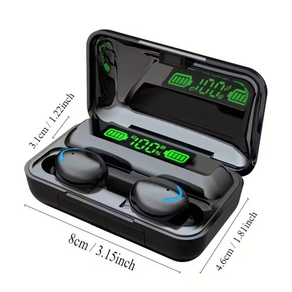 Black Wireless Earbuds - Picture 2 of 3